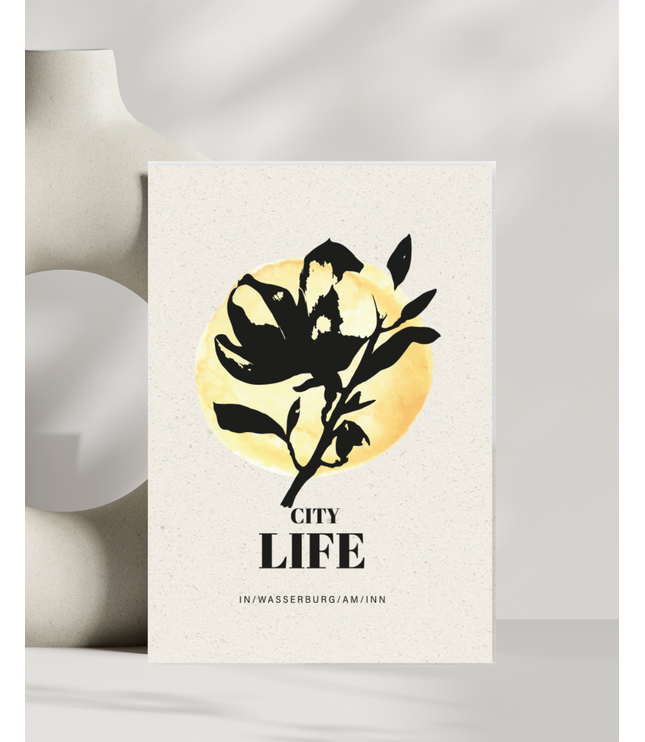 Postkarte "Mondschein Magnolie"