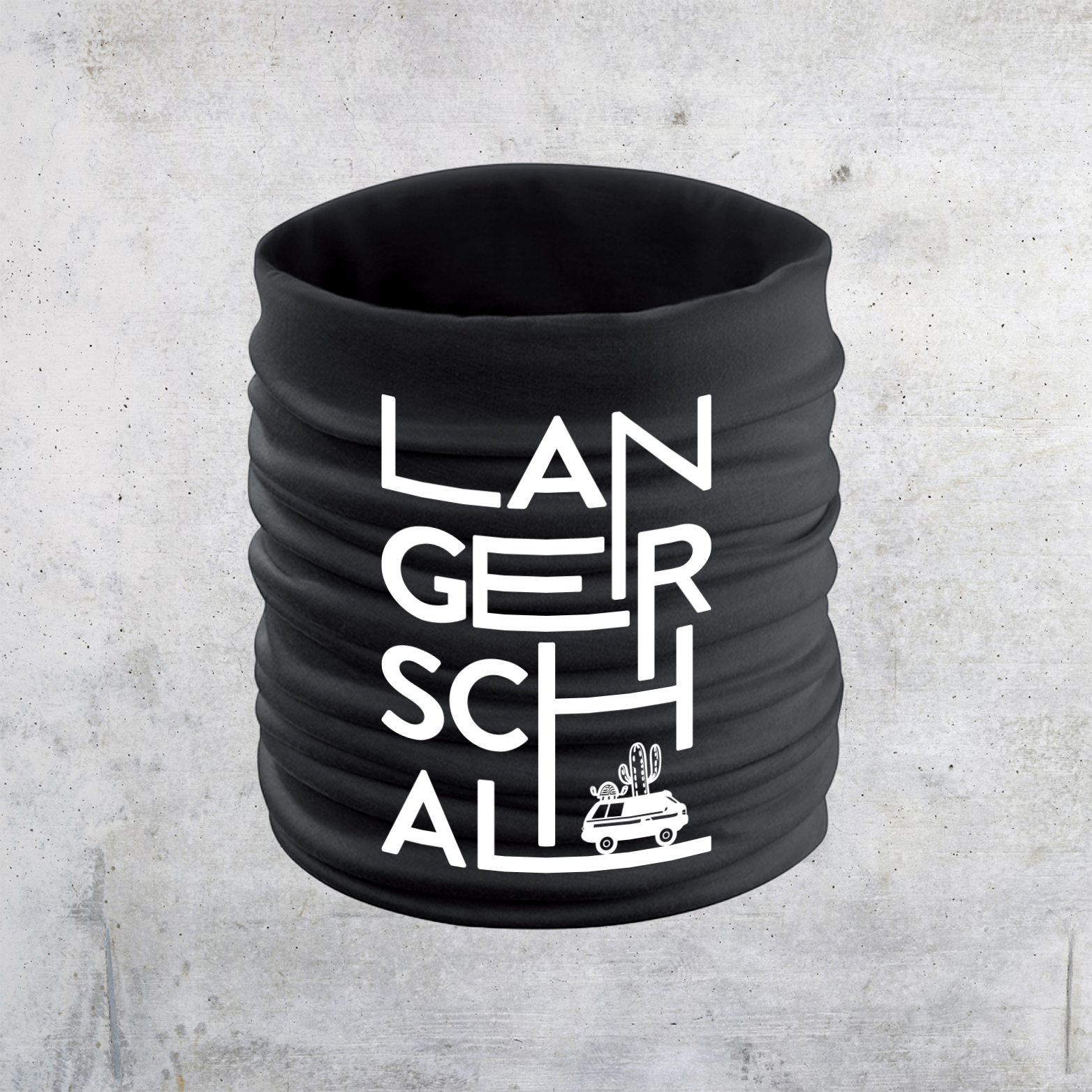 Langer Schal (Schlauchschal)